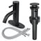 Everflow Bathroom Faucet w/ Deck Plate, 1 handle, 1 or 3 hole Stainless Matte Black BFCTDRKT-MB - alternate 1